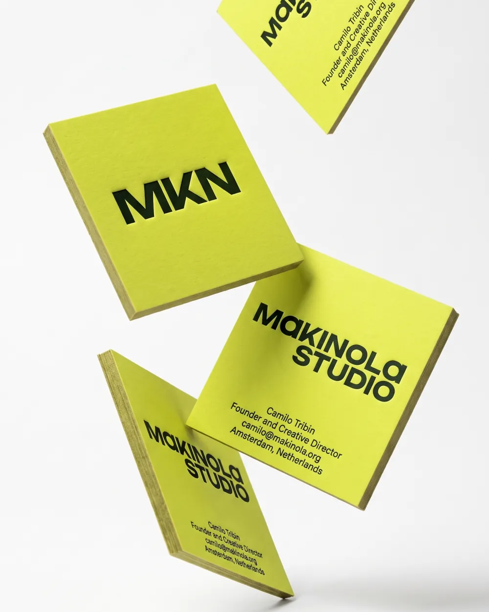 MKN business card, front