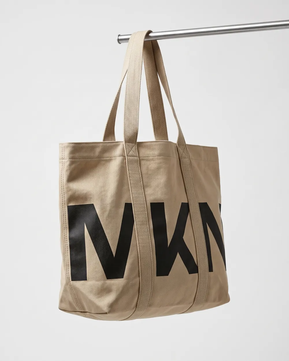 Sand MKN Tote in heavy canvas